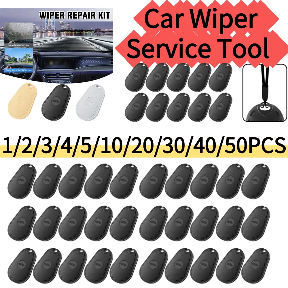  Car Wiper Service Tool Automotive Wiper Repair Rubber Strip Grinder Wiper Blade Rubber Strip 1/2/3/4/5/10/20/30/40/50PCS