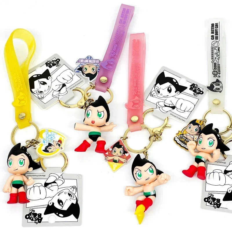 Astro Boy Car Keychain Pendant Cartoon Men\'s Bag School Bag Pendant Exquisite Women\'s Birthday Creative Gift