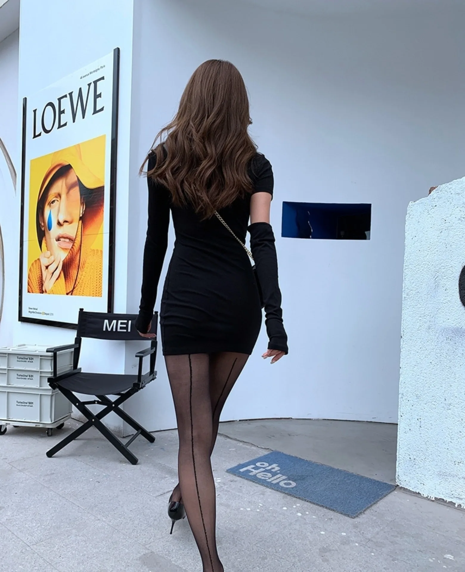 Frauen nahtlose Nylon Oberschenkel hohe Taille Strumpfhosen Dessous sexy gestreifte Strumpfhosen weibliche Strumpfwaren Körpers trümpfe sehen durch Medien – Detail 10