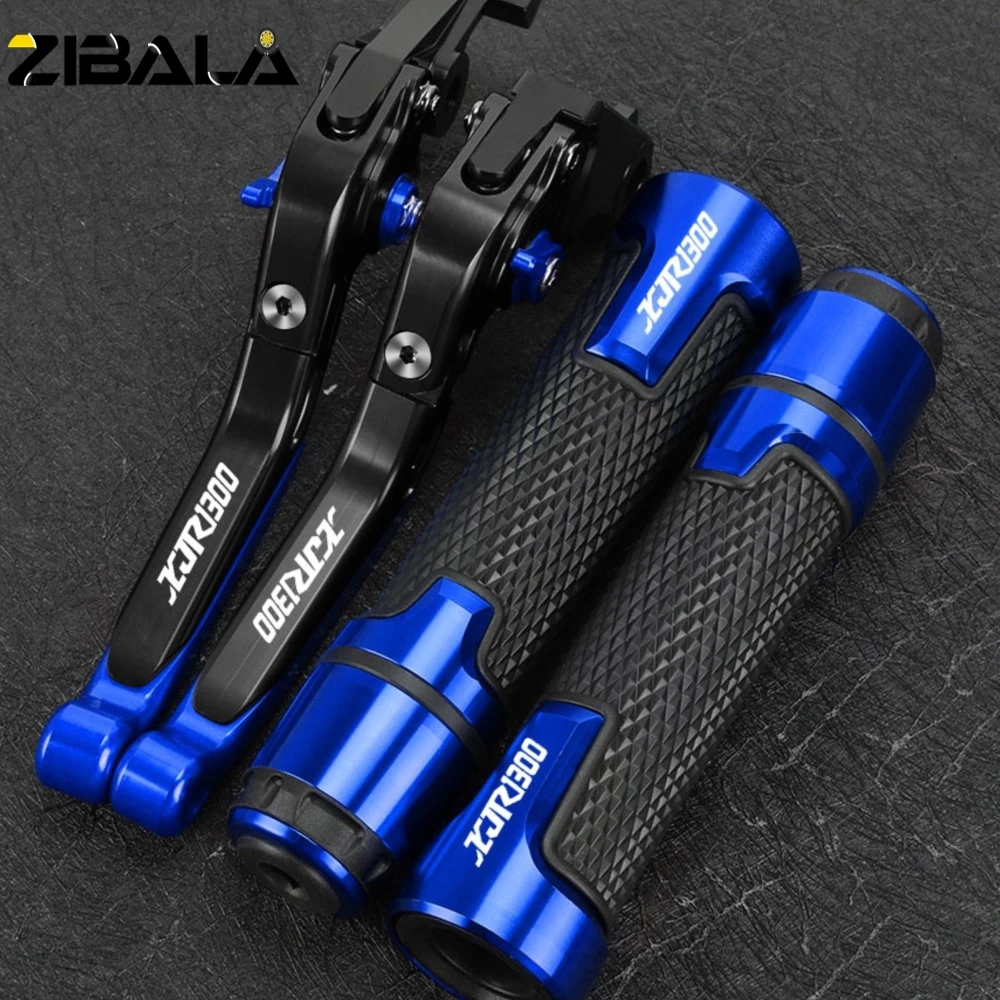 

Folding Brake Clutch Levers Handlebar Grip Handles bar Hand Grips Motorcycle Accessories FOR YAMAHA XJR1300 XJR 1300 1995-2003