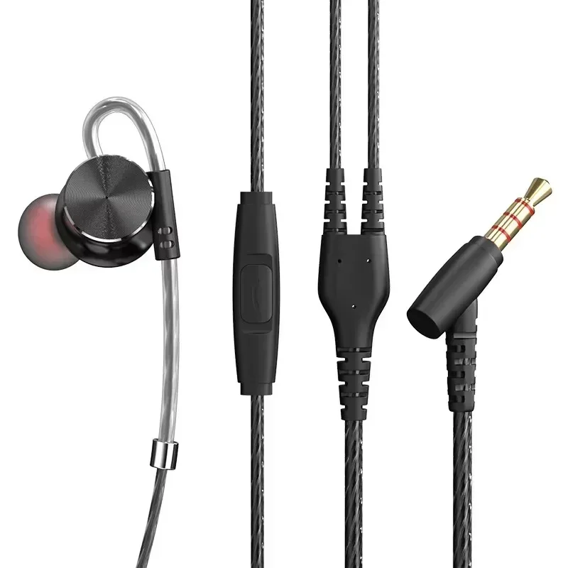 ZLRLMHY-Écouteurs de jeu magnétiques filaires, HiFi Bass Stereo, Type-C Music Earphones, Phone Computer Microphone Earphones, 3.5mm