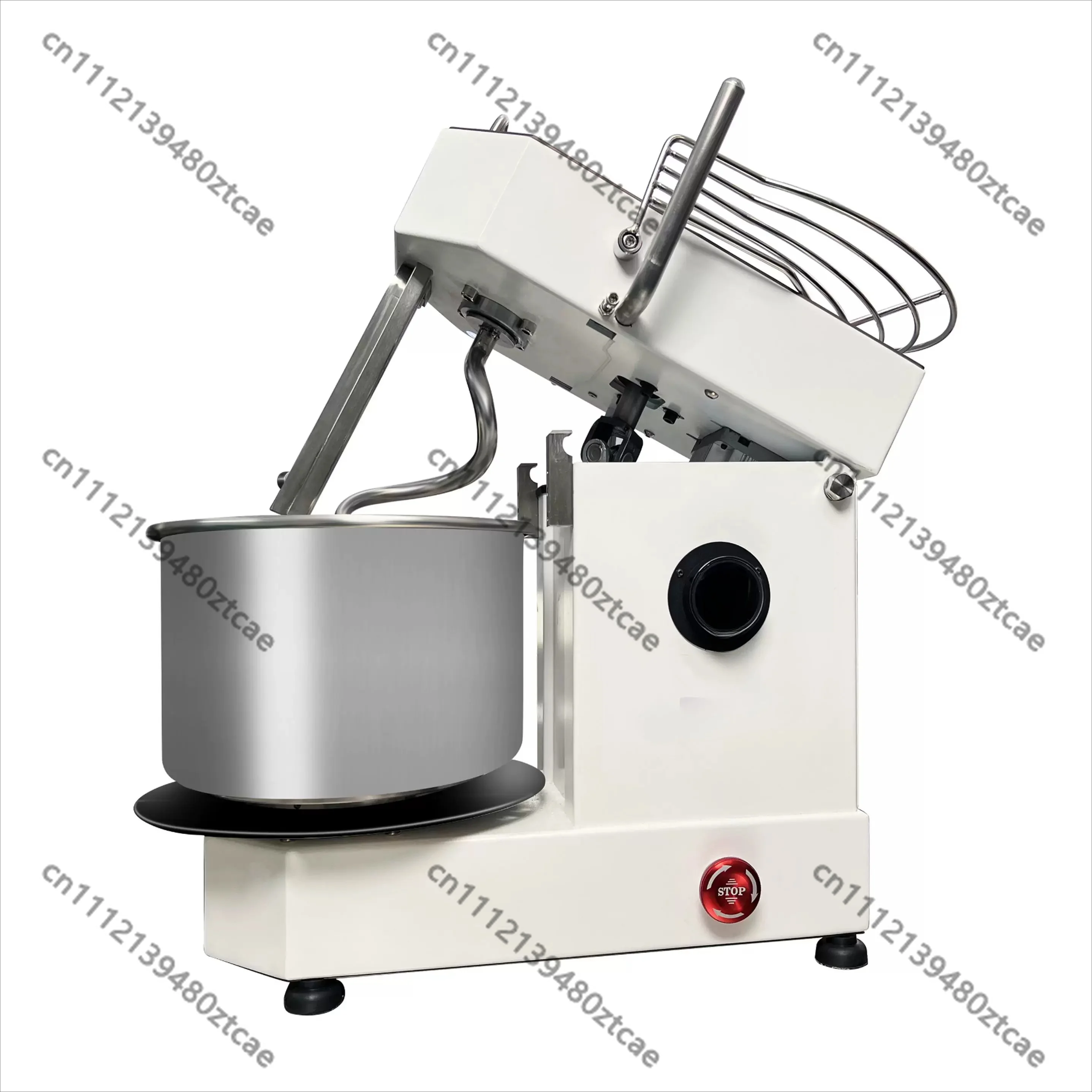 5L 7.8L 10L Tilt Head Dough Mixer Large Capacity Kneading Machine Detachable Bowl Flour Mixer with Temperature Detection