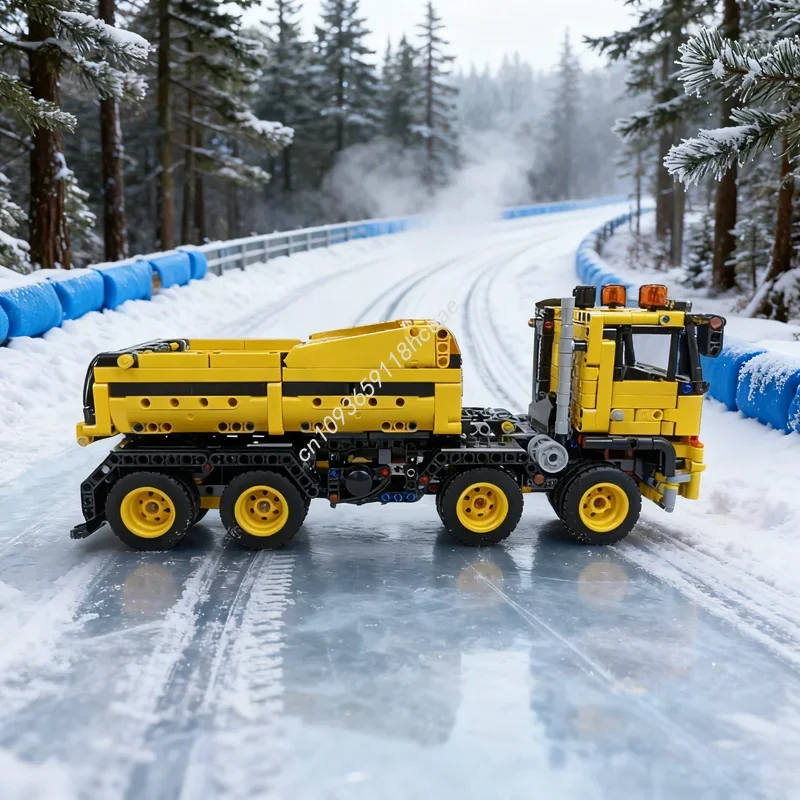 1247pcs MOC Roll off Truck Technical Model Building blocks Construction toys Assemble DIY creative Brick Christmas gifts Kids