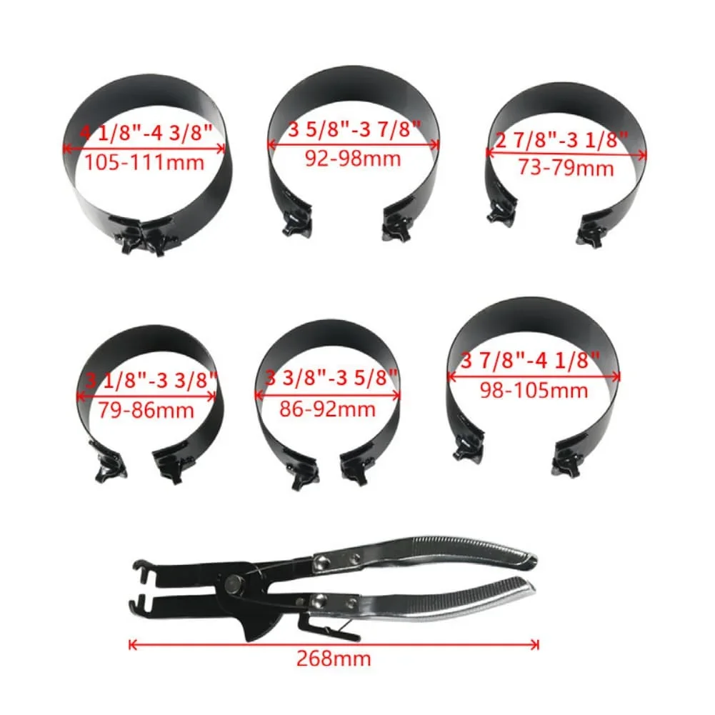 Ergonomic Piston Ring Compressor Kit For Car Modification And Engine Maintenance Boosting Efficiency In Automotive Projects