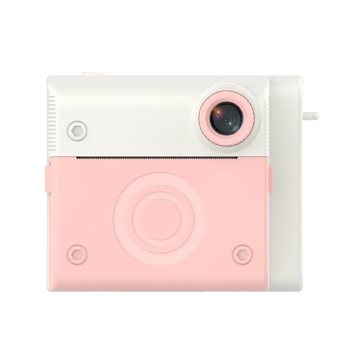 P4 Digital Children Camera Printer 2.8inch Display Dual Camera 1080P Video Camera with Memory Card Pink