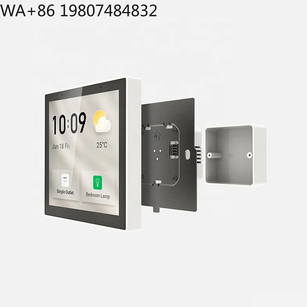 New WiFi Smart Touch Central Panel Built-in Zigbee Gateway Alexa Voice Intelligent Scene Home Automation Device