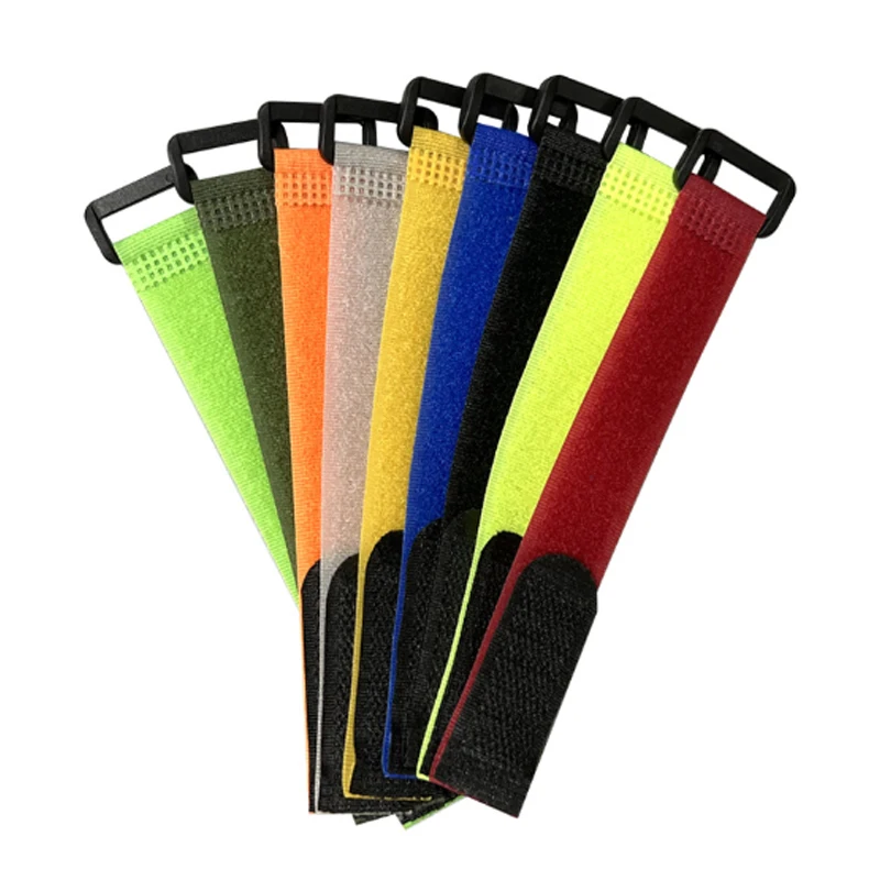 

10 шт./упак. — Ремешок-стяжка с обратным креплением, волшебная лента, для крепления штор, аккумуляторов дронов, проводов и кабелей