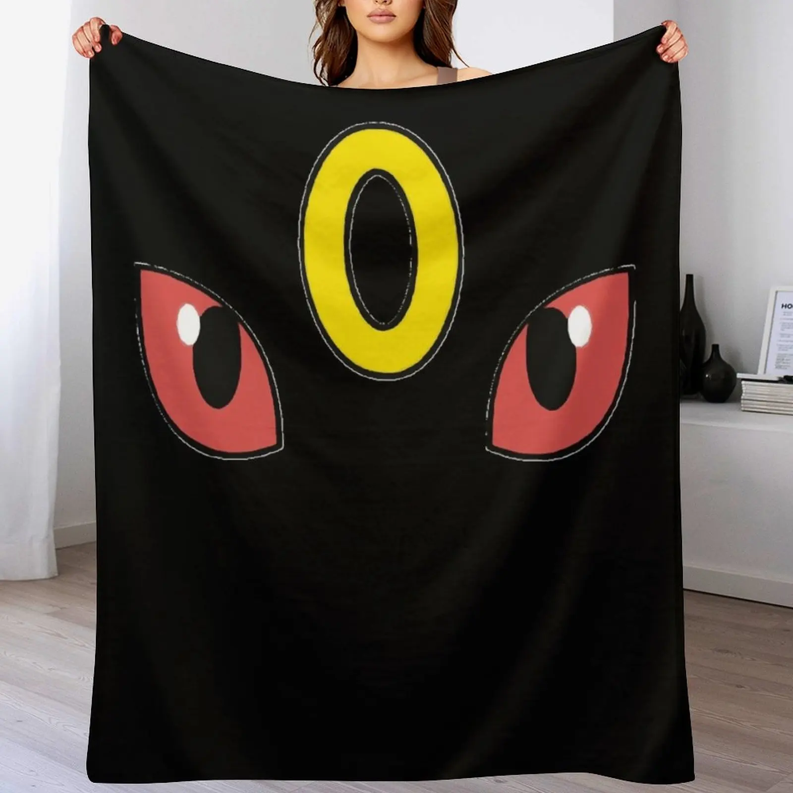 Umbreon Eyes Classic T-Shirt Throw Blanket Beach cosplay anime Thins Blankets