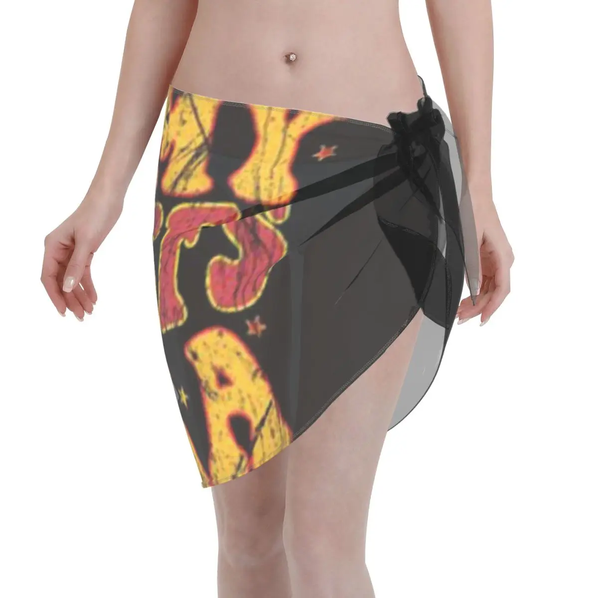 Promotion Retro In My Chiefs Era Women's Beach Wrap SkirtMusic Seaside Festival Holiday Cover Up