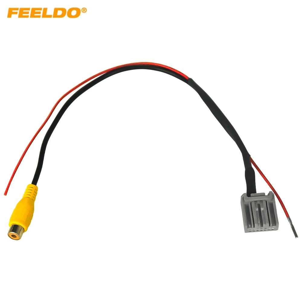 FEELDO Car Reverse Camera Input Cable For Honda Civic (Mk9)/CR-V (Mk3) With Original Navigation Extended Function