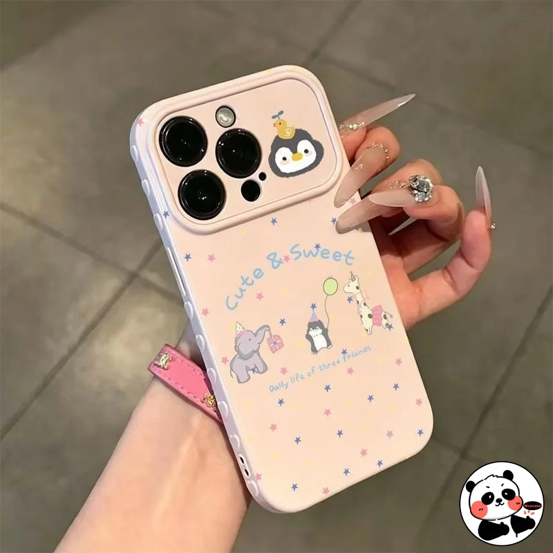 

Spring Animal Side Hearts Phone Case For Redmi Note 15 14 13 Pro Plus 12 11 11T 11S Turbo 5 Max 5G 4G 3D Hearts Cover