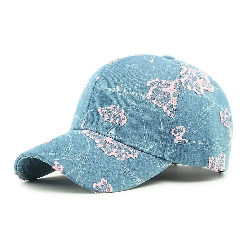 

Four Seasons Polyester Print Casquette Baseball Cap Adjustable Outdoor Snapback Hats for Girl and Women 46