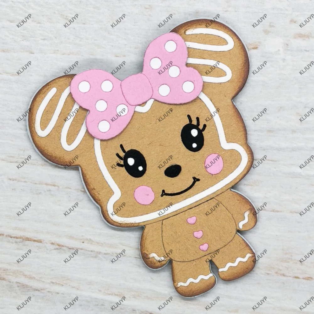 KLJUYP SBW Lebkuchen-Kekse, Metall-Stanzformen, Schablonen für DIY Scrapbooking/Album, dekorative Prägung, DIY-Papierkarten – Detail 2