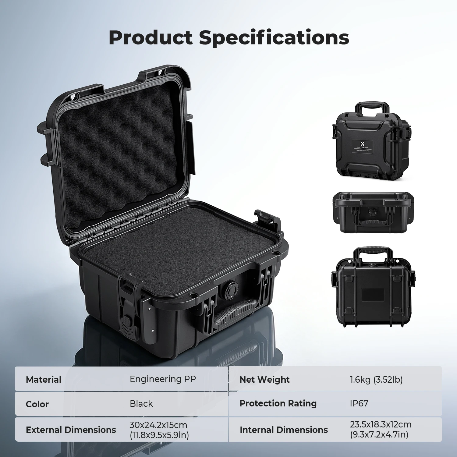 K&F CONCEPT IP67 Waterproof Ca - Drone Camera Action ulasan dan harga