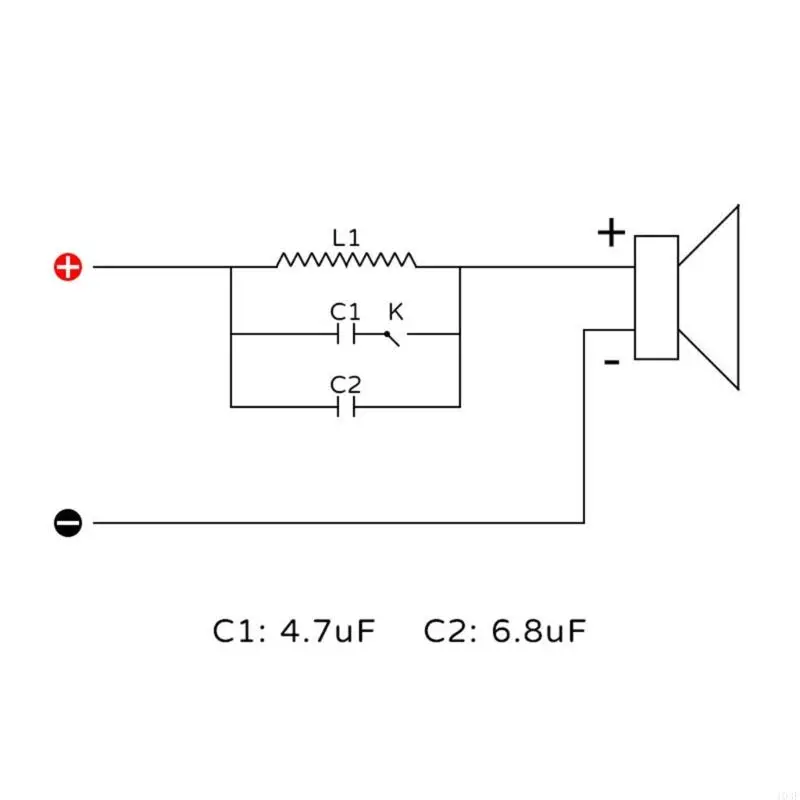 103F Fever Grade Adjustable Notch Filter with Sound Quality Adjustment Switching Button for 6.5Inch Full Ranged Speakers