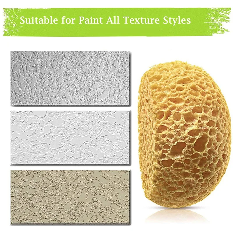 6PCS Knockdown Texture Sponge Drywall Texture Sponge Texture Patch Sponge For Texture Repair DIY Painting Ceiling