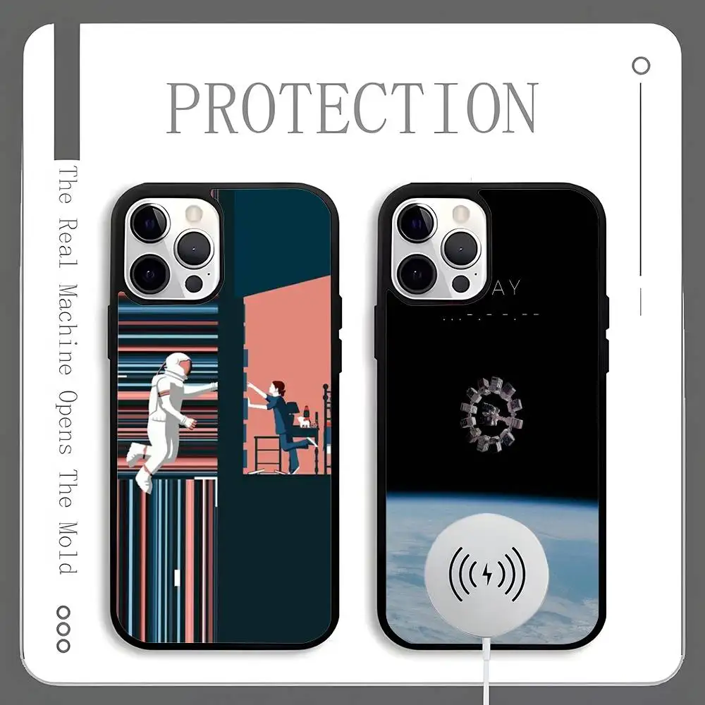 

Film I-Interstellar movie Phone Case For Magnetic Wireless Charge Cover For iphone 16 15 14 13 12 11 Pro Max Plus Coque