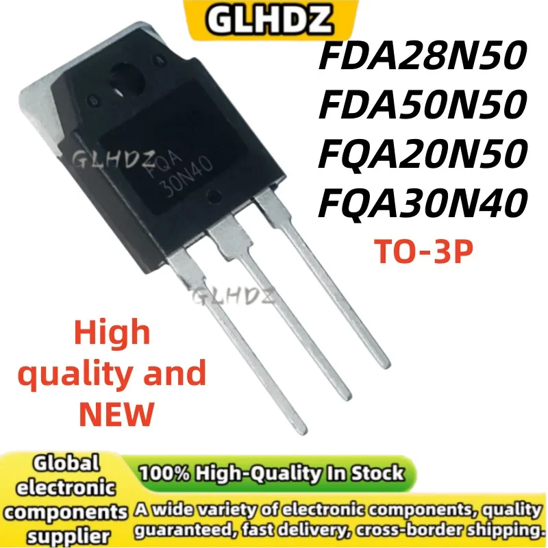 High quality 5-10UNITS FDA28N50 FDA50N50 FQA20N50 FQA30N40 TO-3P brand new in stock