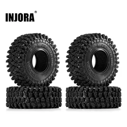 INJORA Super Soft Sticky 1.0 Pneumatici cingolati 64*24mm per 1/18 1/24 RC Crawler Car Axial SCX24 FMS FCX24 AX24 Aggiornamento (T1011)
