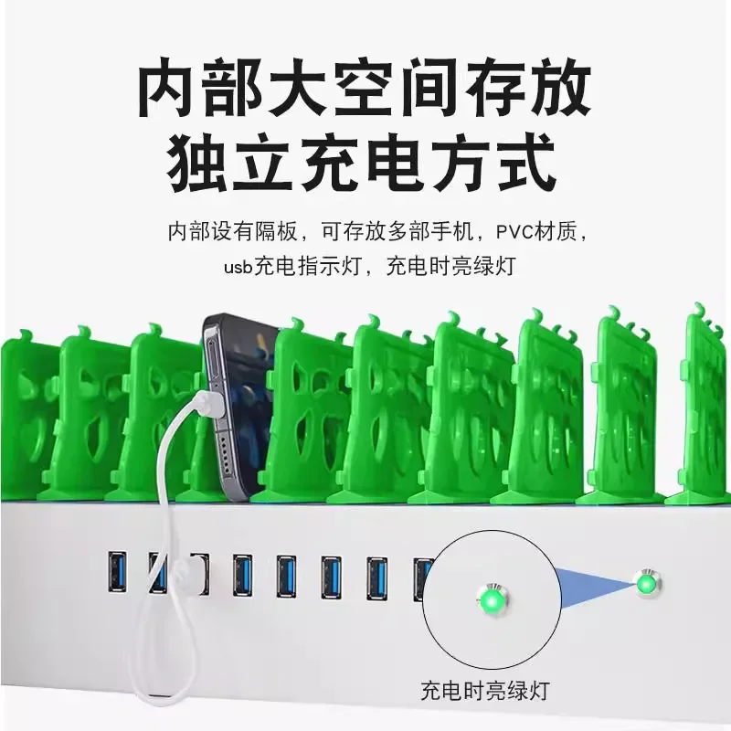 Centralized ipad tablet charging cabinet usb mobile phone pda manufacturer customized 5v fast charging electric box typec port