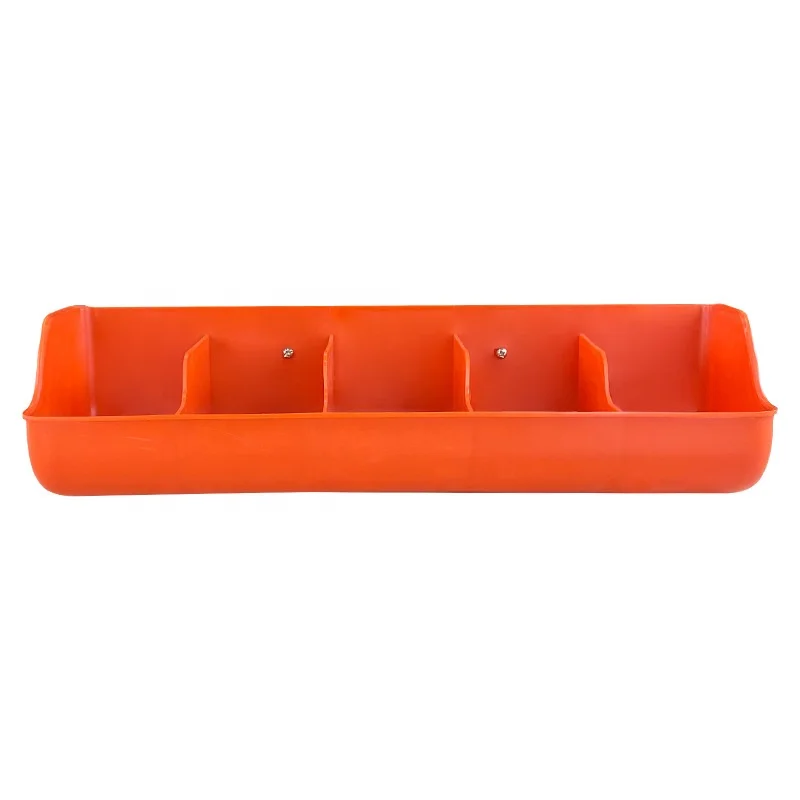 

durable Five grids plastic piglet feeding trough