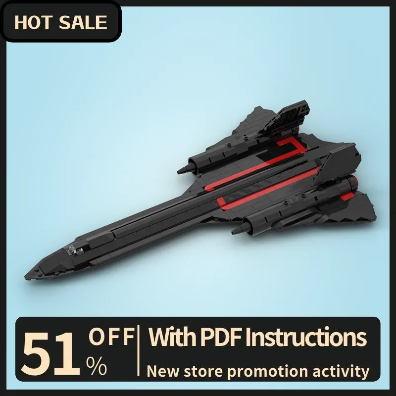 

New 352Pcs Hot WW2 Military Series Sr-71 Blackbird Model Building Custom Puzzle Diy Creative Ideas Toys Birthday Christmas Gifts