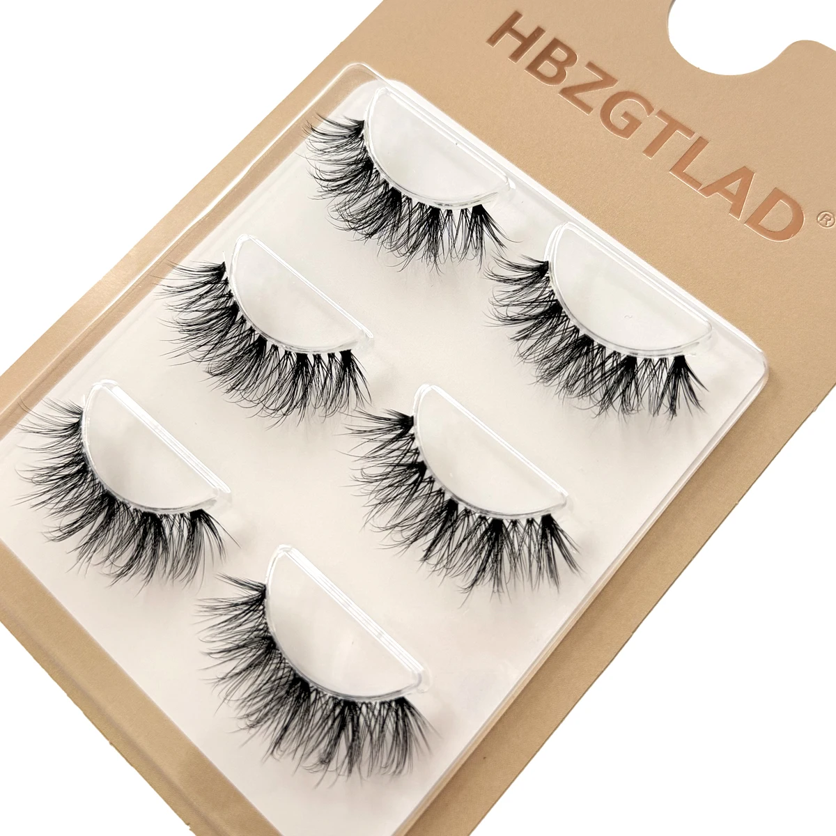 NEU 3 Paar 3D Nerz-Wimpern mit unsichtbarem Band, natürliche 5D Nerz-Wimpern, schwarze Nerz-Kunstwimpern, volle Wimpernbänder, wiederverwendbar – Detail 16
