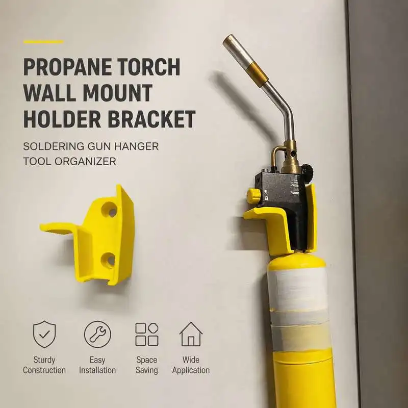 Torch Lighter Wall Mounted Storage Hanger Holder Bracket For Garage Workshop
