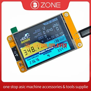 NerdMiner V2 350kh/s 2.8 Inch Display BTC Solo Lottery Nerd ...