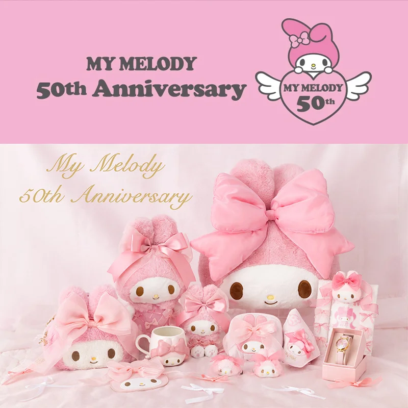 

Sanrio Melody 50th Genuine Anniversary Limited Pink Sweet Princess Series Лента Подвеска Сумка Коллекционное Украшение