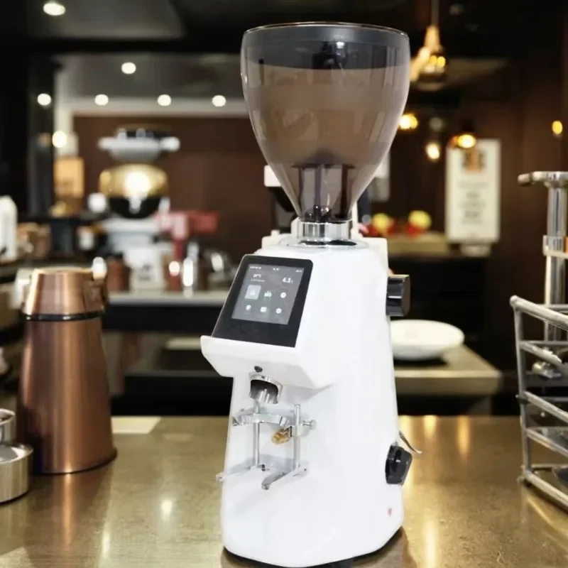 

for Commercial Electric Coffee Grinder with Touch Screen Large Capacity Home RV Coffee Shop Hotel Professional Bean Grinder