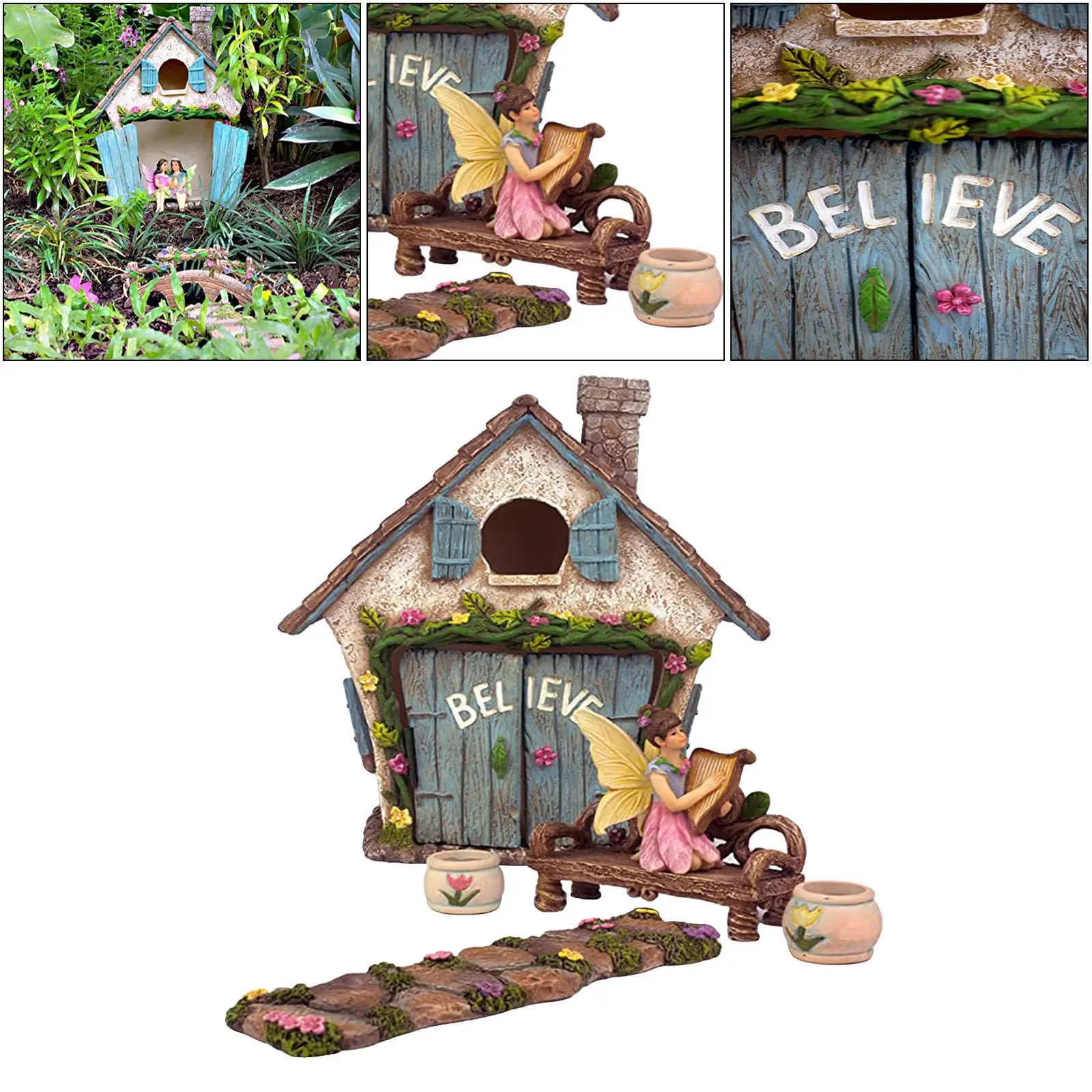 

Набор сказочного садового дома Сказочный домик для детей и взрослых Мини-садовые украшения
