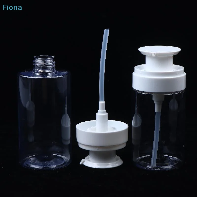 ♤ Botellas Dispensadoras Vacías con Bomba - Botellas de Viaje de Plástico Transparente para Tónico, Desmaquillante y Cuidado de la Piel