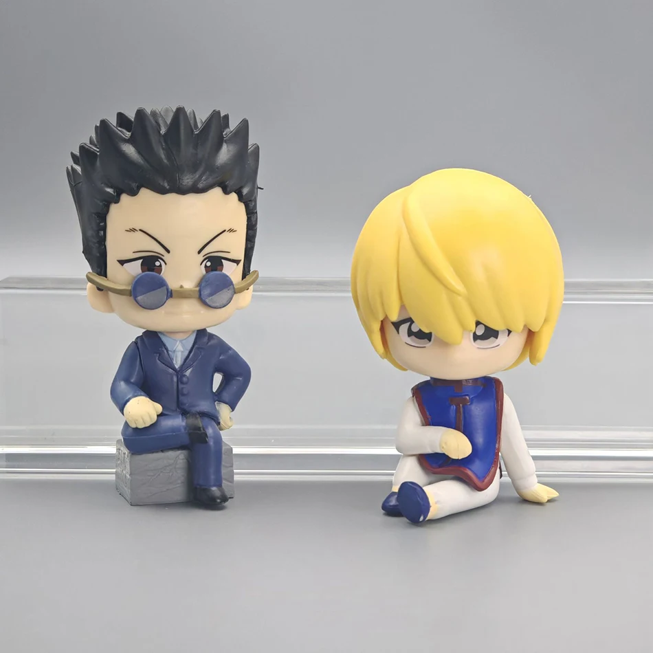 9CM Q Version Hunter x Hunter Action Figure Toy PVC Cartoon Gon Freecss Anime Figure Model Animation Doll Desktop Decoration Toy