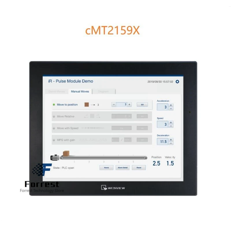 

WEINVIEW cMT2159X 15-дюймовый сенсорный экран HMI разрешение 1024*768 пикселей