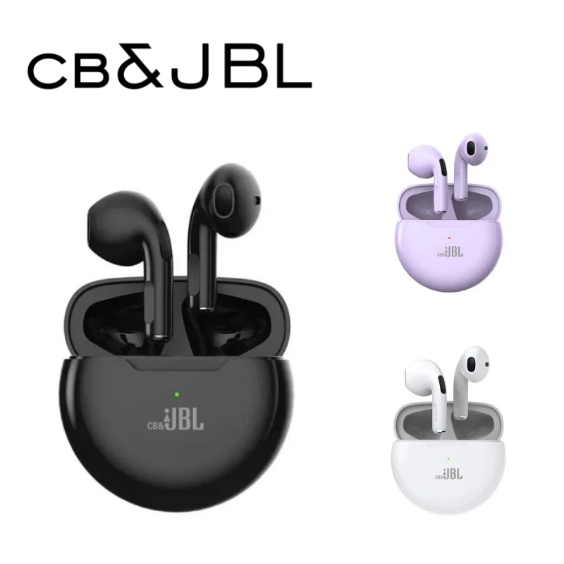 Auriculares inalámbricos TWS originales para CB & JBL Air Pro 6, Bluetooth, Mini Pods, Auriculares deportivos para Android y iPhone