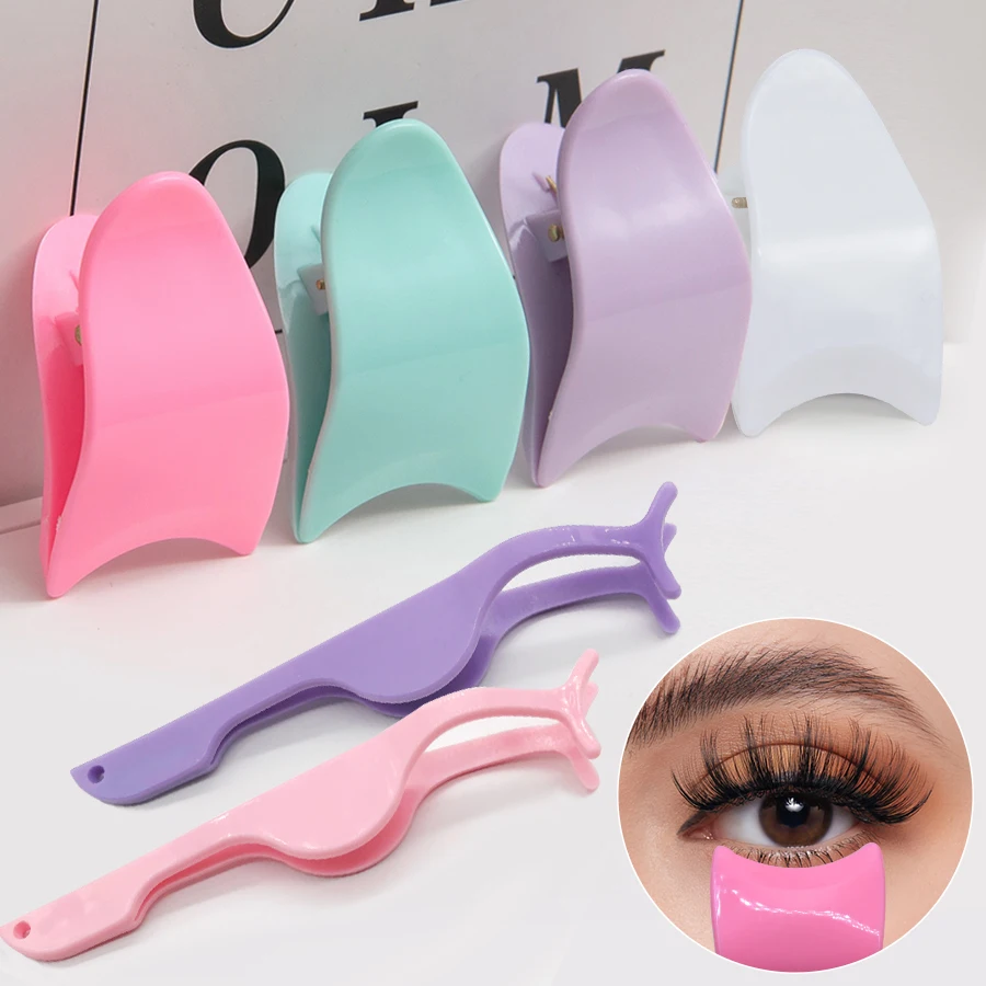 False Eyelashes Applicators Tool Set Eye Lash Clips Eyelashes Extension Apply Clips Lashes Makeup Tools Kit