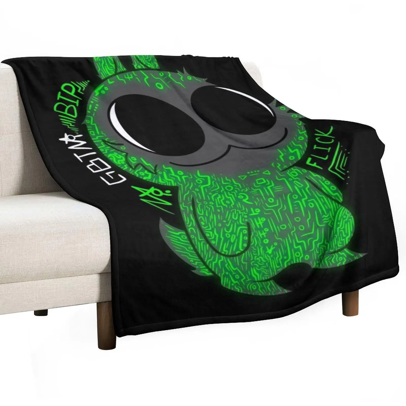 Drawcember 12 of 31 - Electronic Bip Throw Blanket Multi-Purpose Shaggy bed plaid Luxury Bed Fashionable Blankets