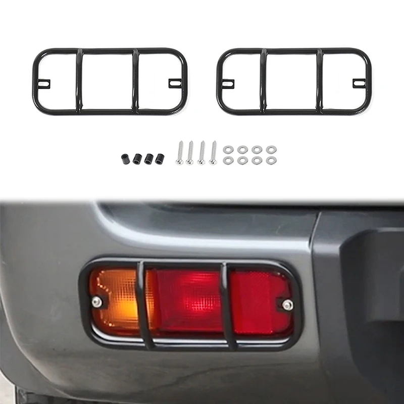 

Rear Bumper Fog Light Lamp Hoods Decoration Cover Trim for Suzuki Jimny 2007-2017 Metal Car Styling Mouldings Exterior Accessory