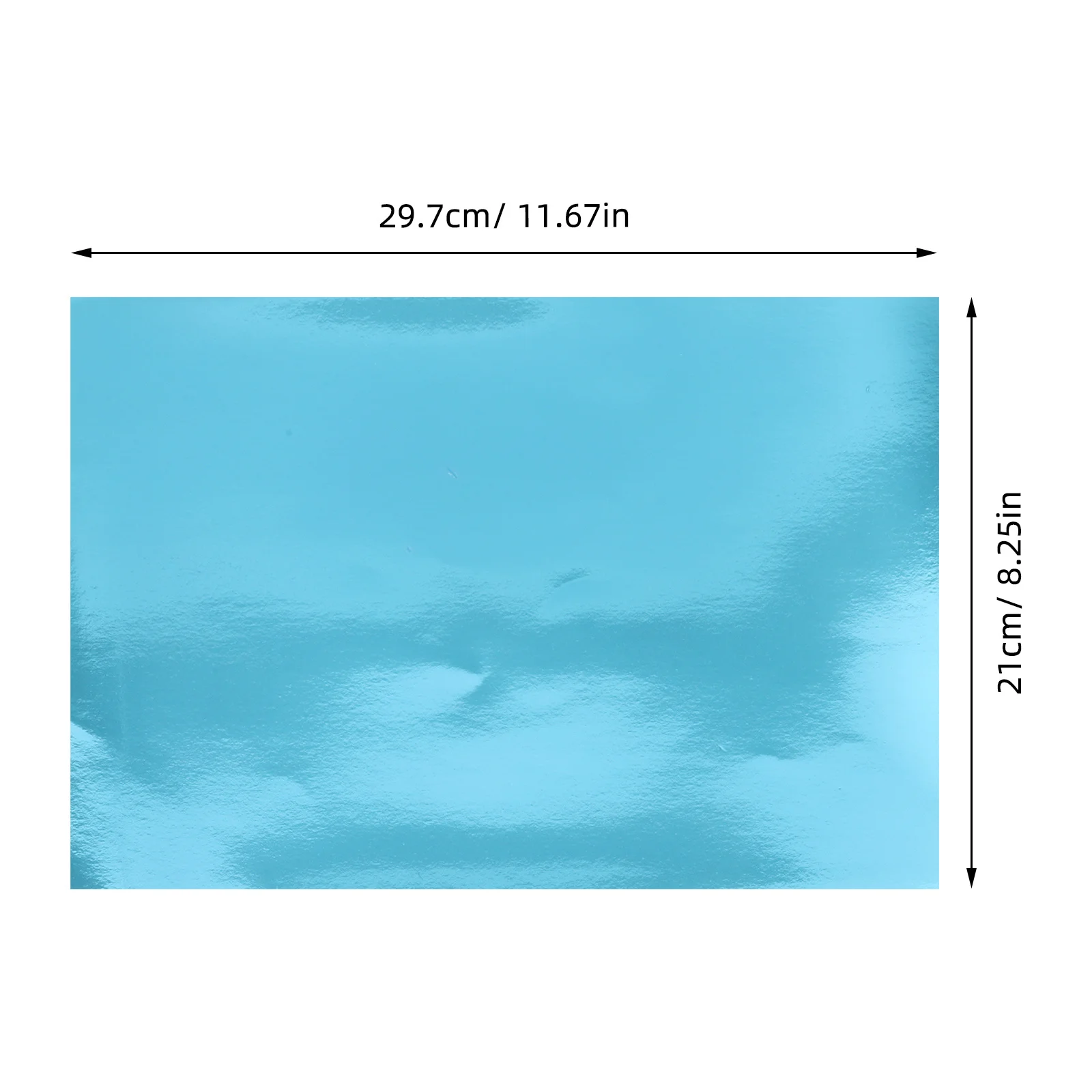 10 Sheets Metallic Mirror Finish A4 Cardstock for DIY Kids Crafts Scrapbooking Shiny Paper Invitations Decorative