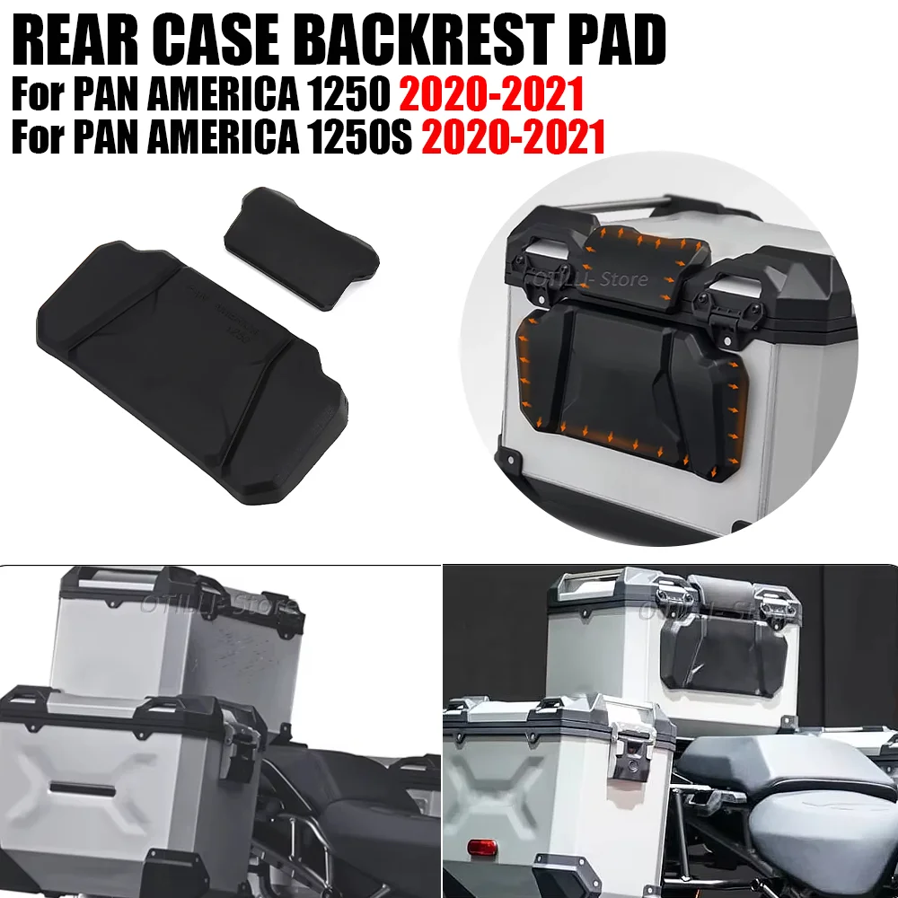 

Motorcycle Rear Top Case Cushion Passenger Backrest Lazy Back Pad FOR HARLEY PAN AMERICA 1250S PA1250 S PANAMERICA1250