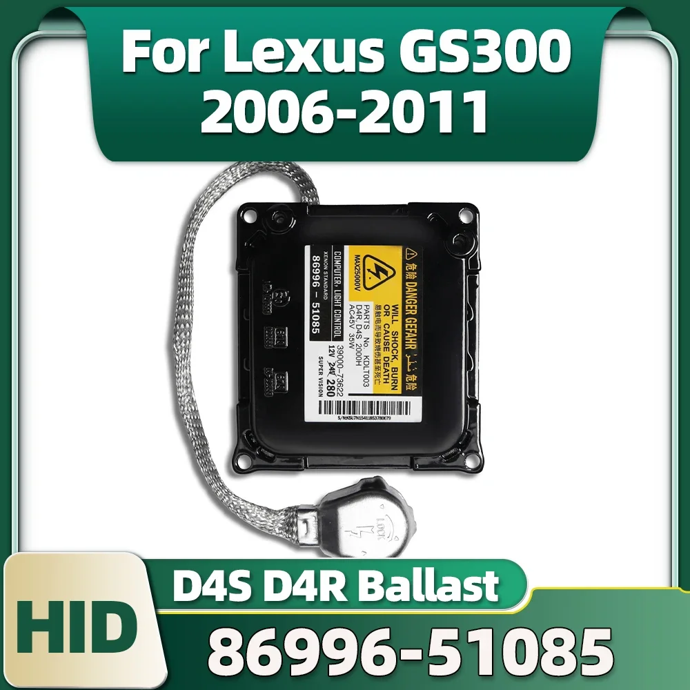 

New D4S D4R Headlamp Ballast HID Control Unit Xenon 86996-51085 KDLT003 Block For Lexus GS300 2006 2007 2008 2009 2010 2011