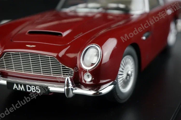 Autoart 1:18 Aston DB5 Burgundy Simulation Limited Edition All Open Alloy Metal Static Car Model Toy Gift