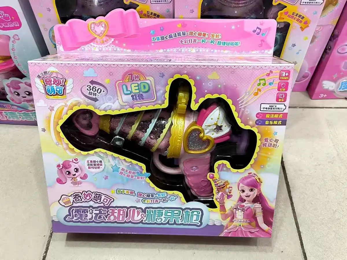 Catch Teenieping-figuras de Anime Kawaii, corazón mágico, gira la varita mágica, juguete para niña, regalos de cumpleaños de princesa de hadas