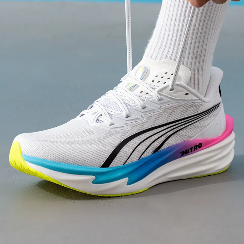 PUMA Men 2026 Summer Cushion Training Shoes Light Breathable Gym Running Sneakers 312123-10