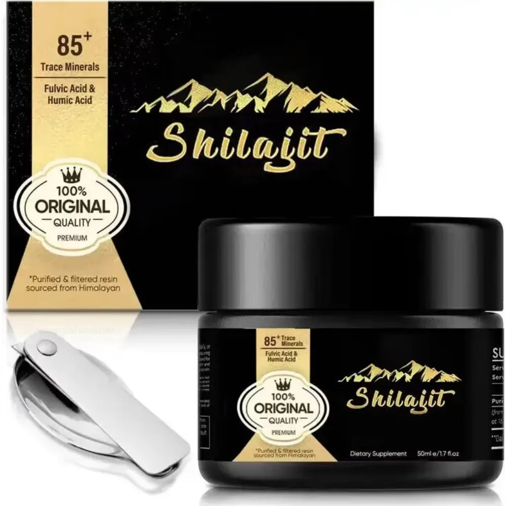 Discover The Power of 100% Pure Shilajit Resin 30 Grams 60 Servings Includes Free Measuring Spoon for Enhanced Vitality