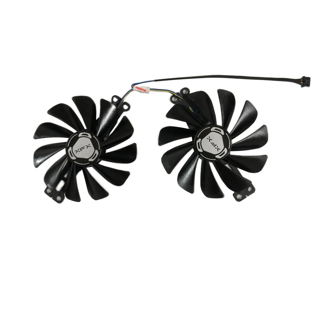 FY09015M12LPA,CF1010U12S,FDC10U12S9-C, ventilador para tarjetas gráficas, enfriador GPU, 2 unids/set, 95mm(100mm), para XFX RX 6600 XT RX 6600XT