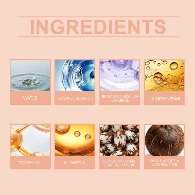 Smooth Leave In Hair Conditioner Daily Nourishing Formula Hydrates Strands Soothes Scalp for Soft Manageable Hair