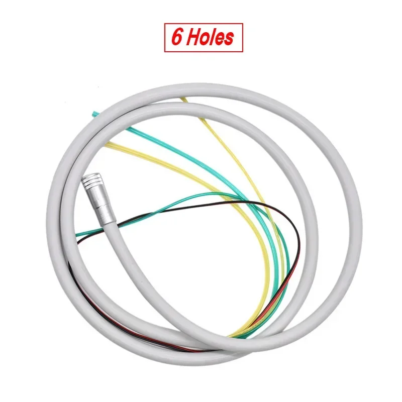 

3 Types Dental Handpiece Hose With Connector 2/4/6 Holes High & Low Speed Handpiece Tubing Cable Dentistry Chair Tube Converter