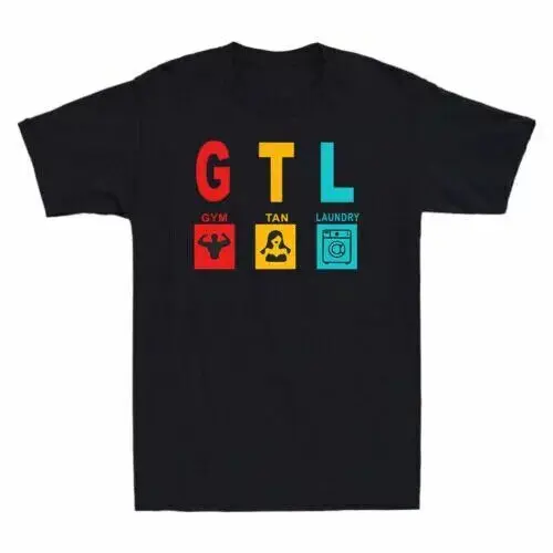 Gtl Gym Tan Laundry T-Shirt Funny Vintage Men'S Short Sleeve T-Shirt Adult Tee